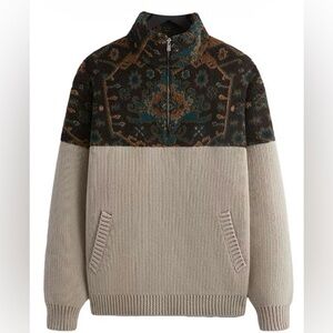 Kith Sebastian Quarter Zip - Sandy Heather - XL